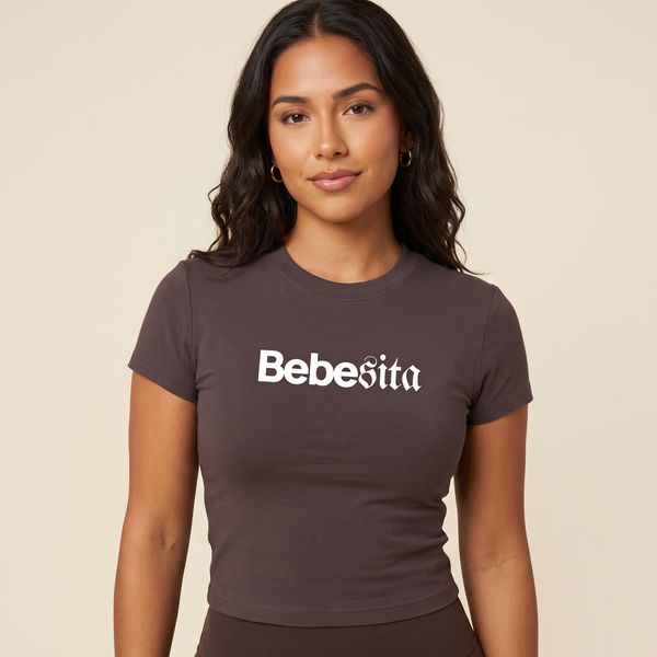 Bebesita Bodycon Tee — Brown