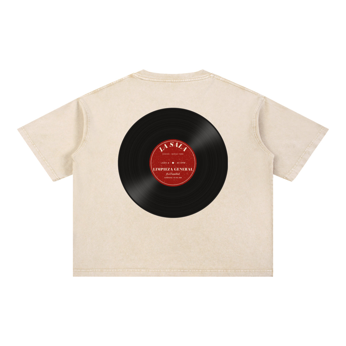Light Apricot — Original design art, vinyl record back