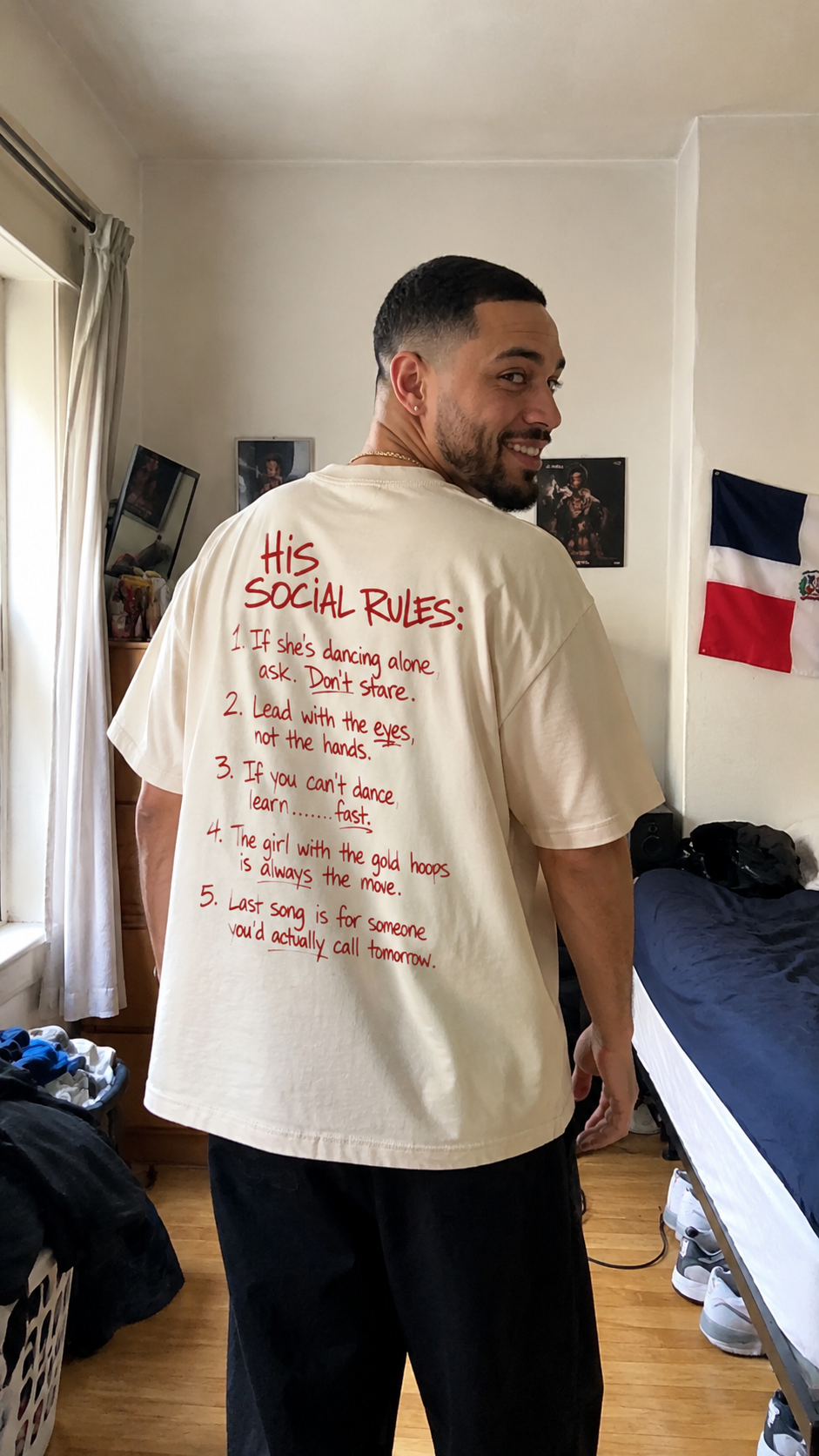 Rules of the Floor Tee — His