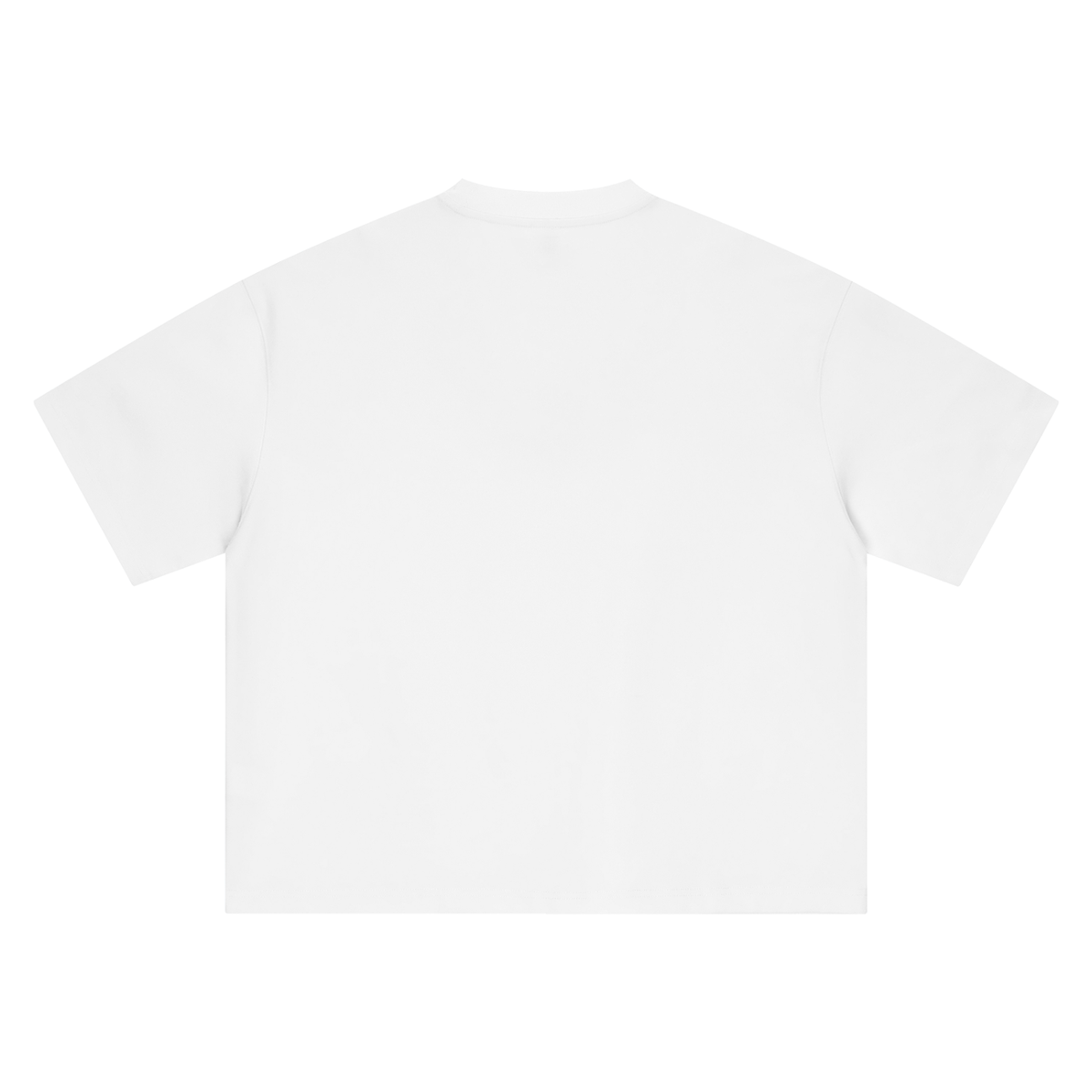 White — Original flat, plain back
