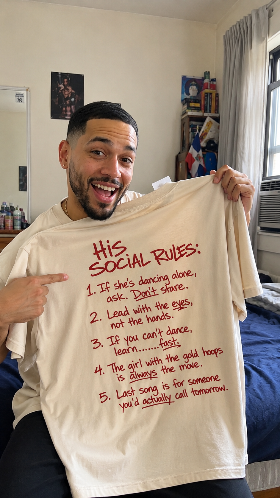 Rules of the Floor Tee — His