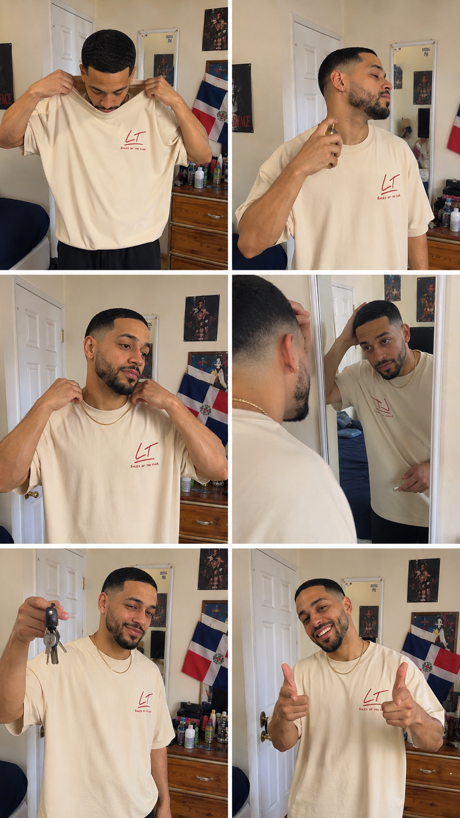 Rules of the Floor Tee — His