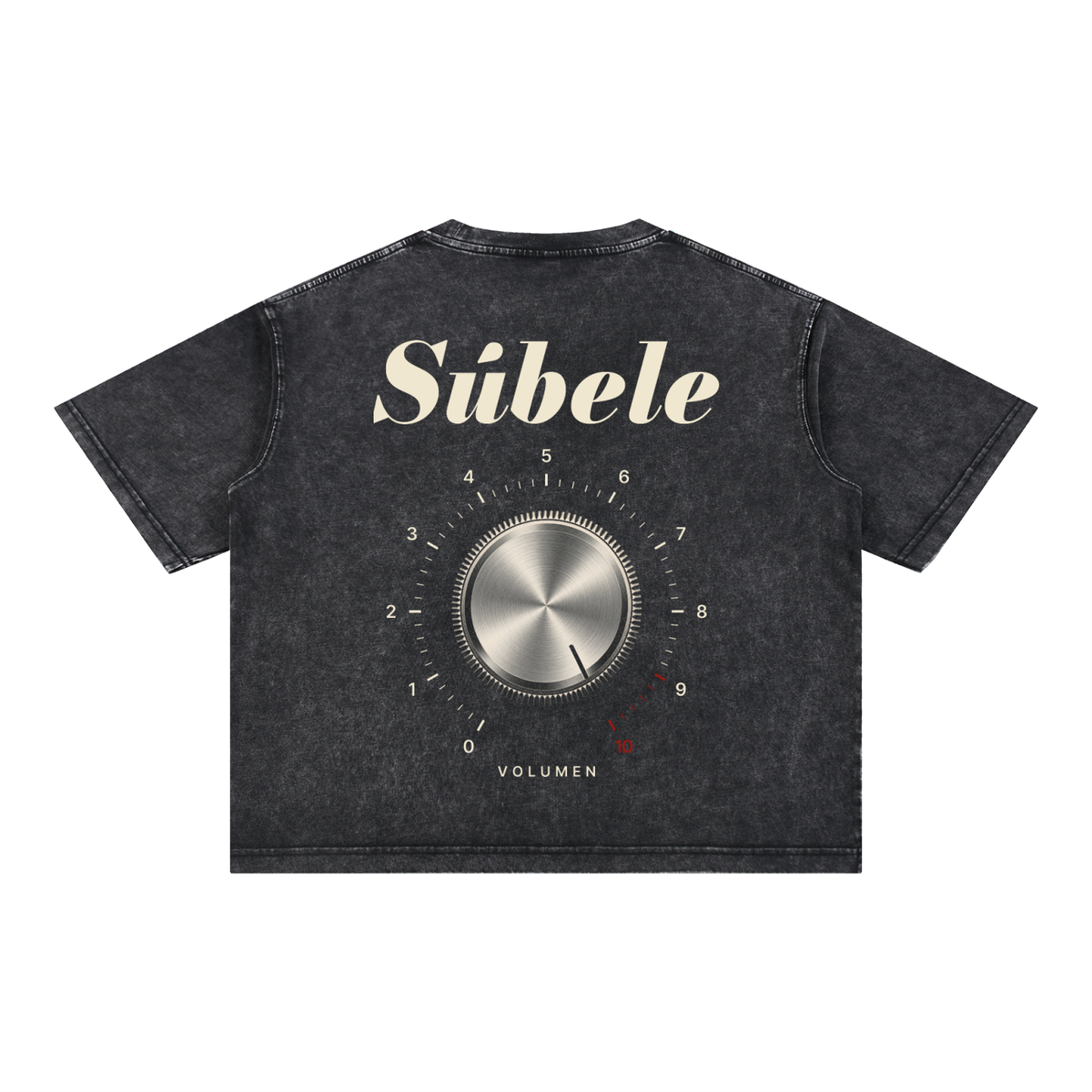 Subele Mineral Wash Boxy Cotton T-Shirt