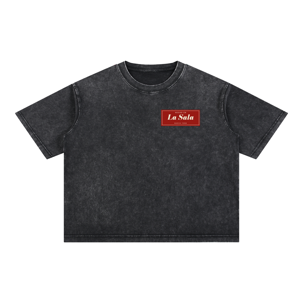 Subele Mineral Wash Boxy Cotton T-Shirt