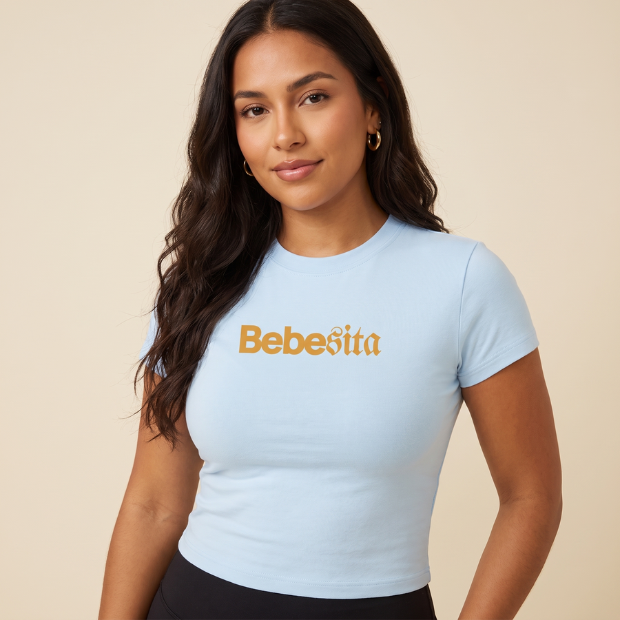 Bebesita Bodycon Tee — Baby Blue