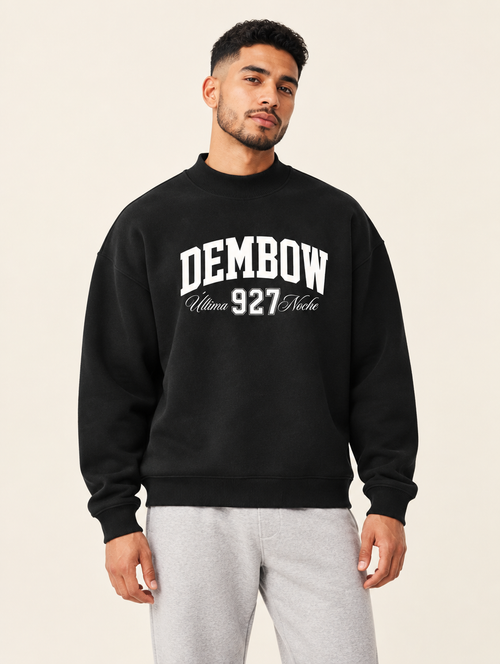 Black / M — Leo is 6'1" and wears a size L