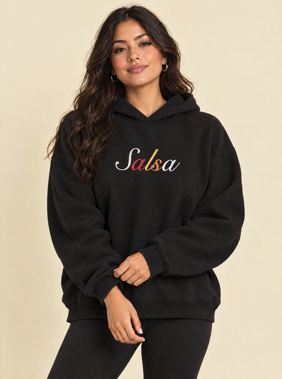 Salsa Hoodie — Latin Takeover Boxy Fit