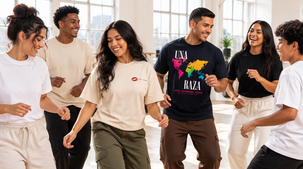 Dancers in a social circle
